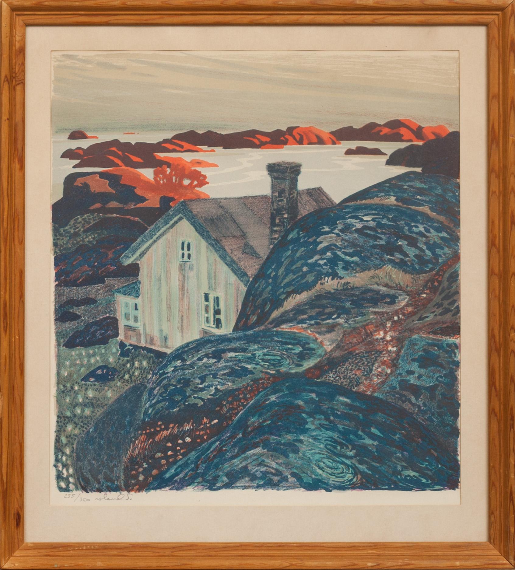 ROLAND SVENSSON, färglitografi, signerad och numrerad 255/360.