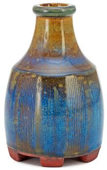 A Wilhelm Kåge 'Farsta' stoneware vase, Gustavsberg studio 1956.