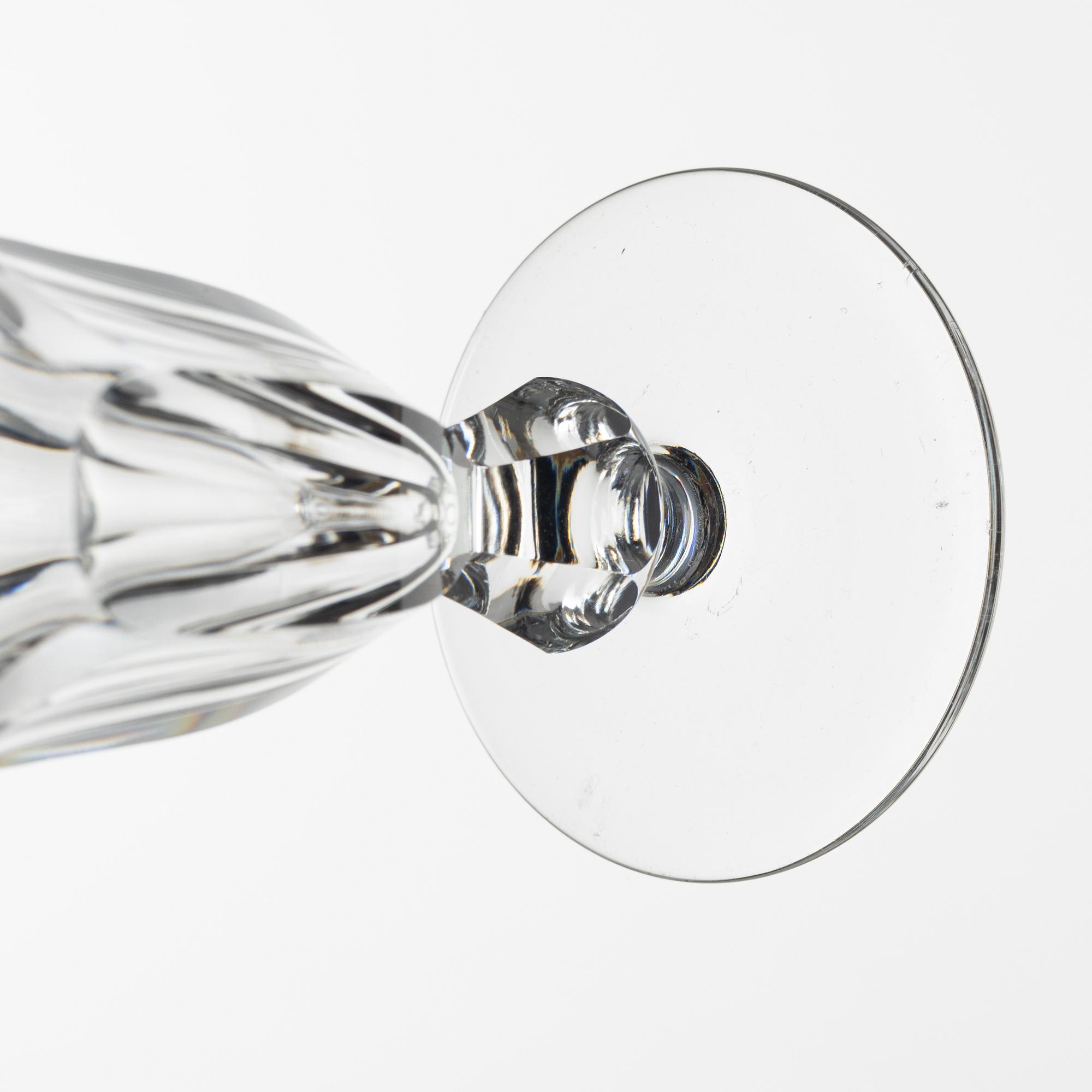 Elis Bergh, a 'Bergh' 54-piece glass service, Kosta, Sweden.