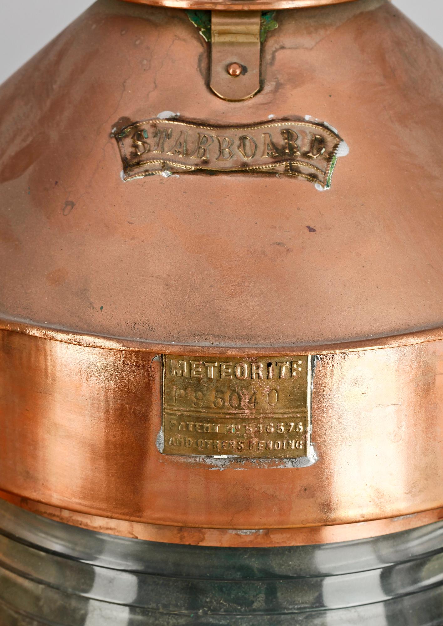 LANTERNOR, 2 st, koppar, "Meteorit" 1900-talets första hälft.