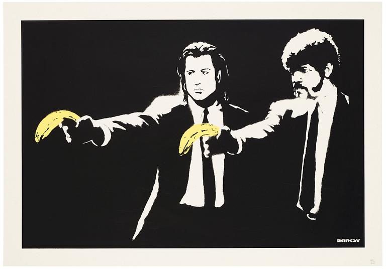 Banksy, "Pulp Fiction".