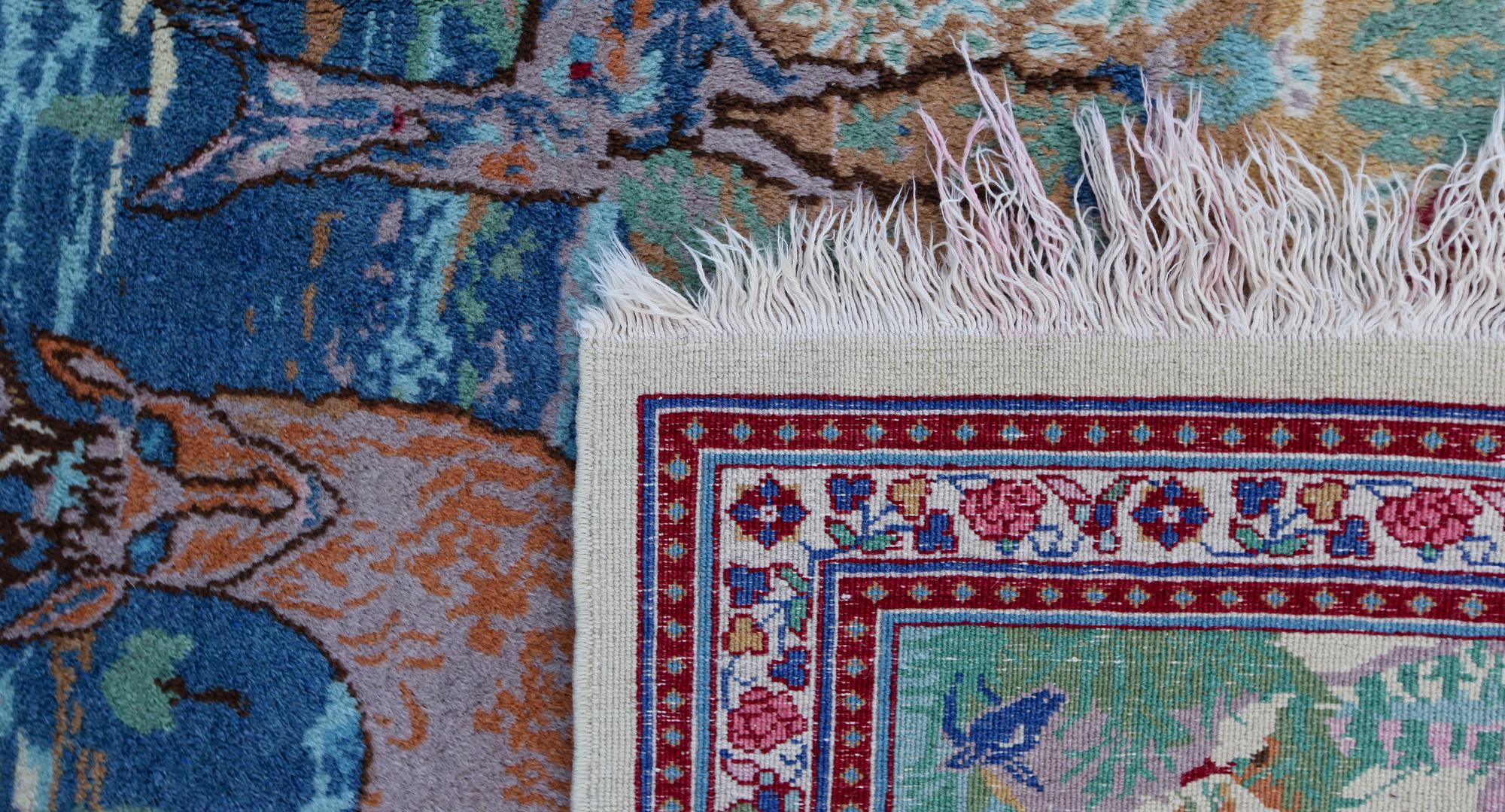 MATTA, västa Persien, figural, 222 x 145 cm.