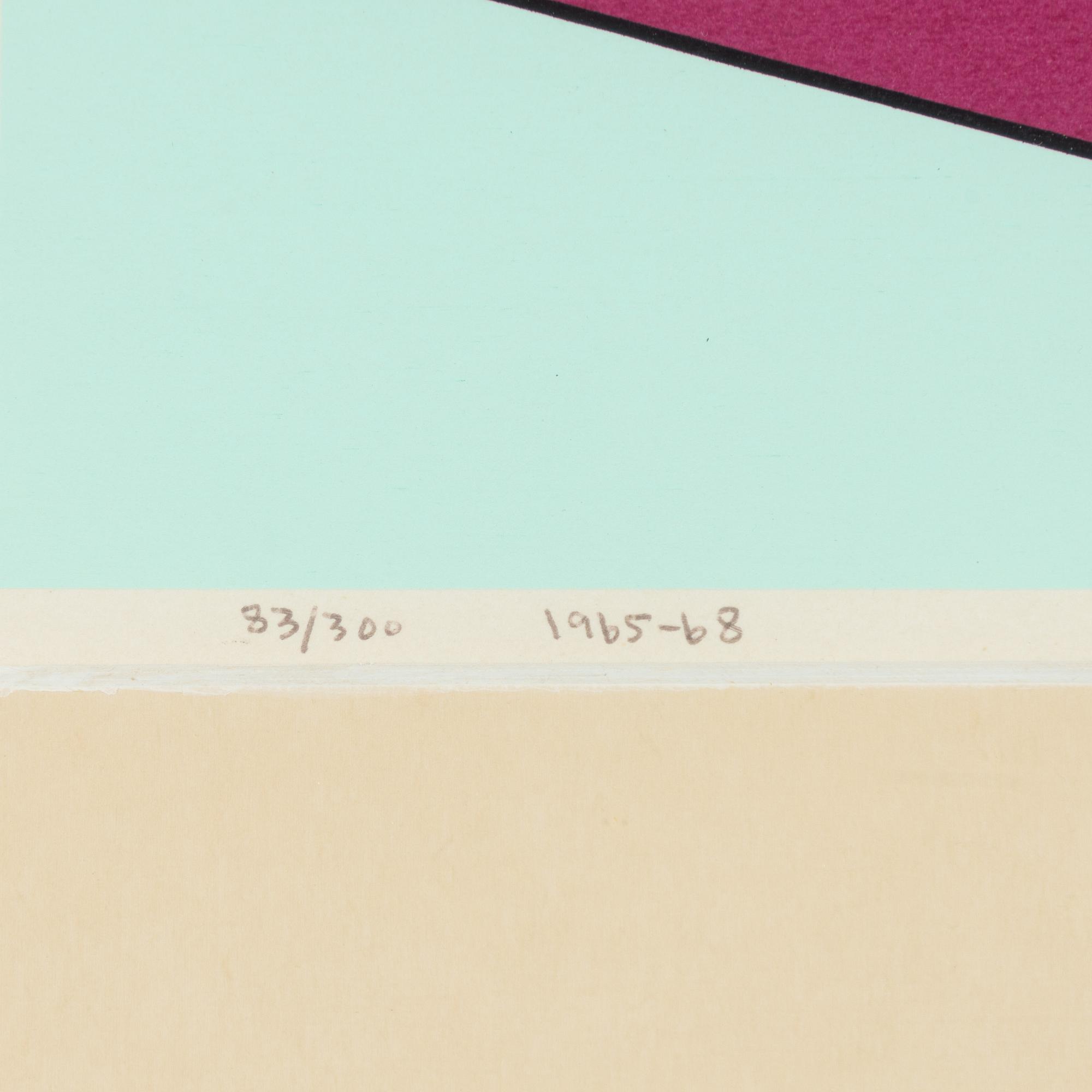 Olle Bærtling, "Ukie". From the suite: "The Angles of Open Form Infinite Space from Cinètisme to Open Form 1949 - 1968".