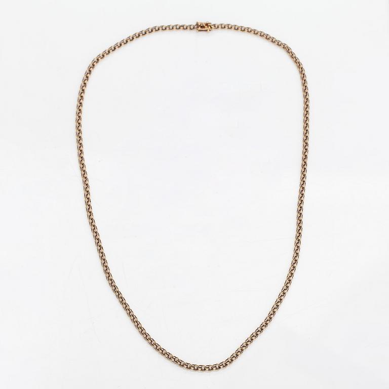 A 14K gold necklace. Aittamäki Ky, Nurmisjärvi 1992.