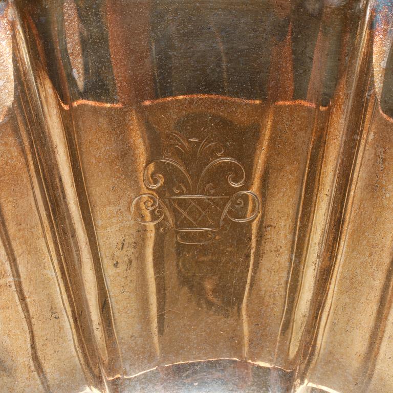 SKÅL, silver, GAB, Stockholm, 1933, vikt 426 g.
