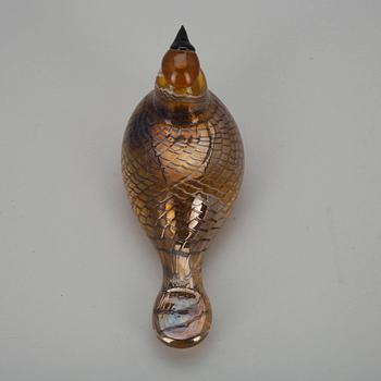 FÅGEL, glas, signerad O. Toikka, Nuutajärvi.
