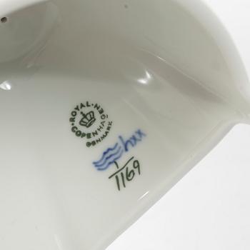 Royal Copenhagen, A candelabrum, porcelain, model no. 1169, "Musselmalet" full lace, 1969–74.