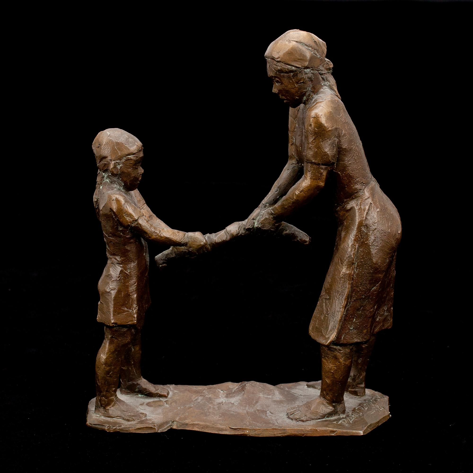 PANU PATOMÄKI, brons skulptur, signerad och daterad -94.