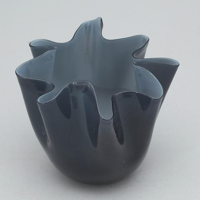NÄSDUKSSKÅL, glas, Venini, etikettmärkt, 1900-talets mitt.