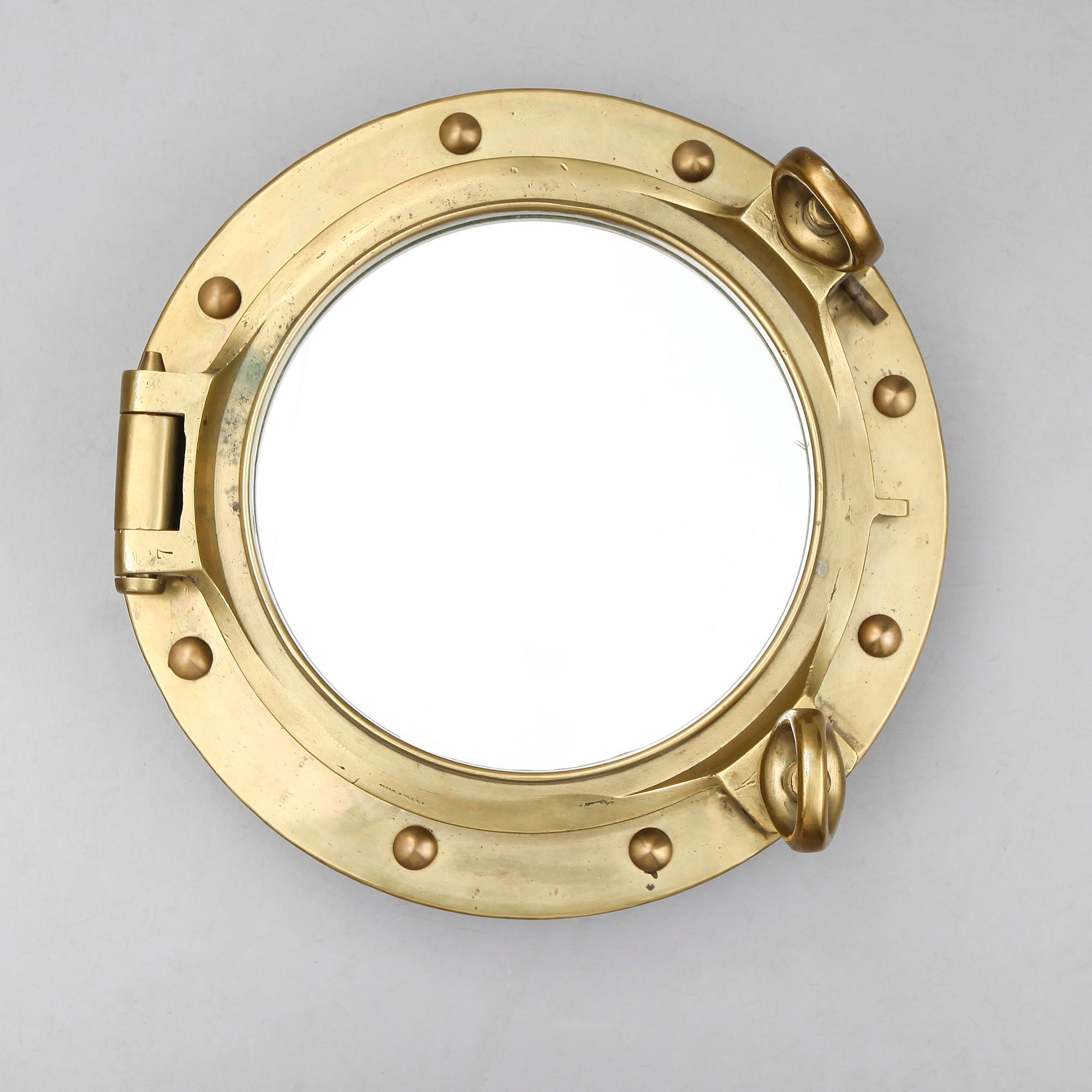 FARTYGSVENTIL, mässing, 1900-talets första hälft.