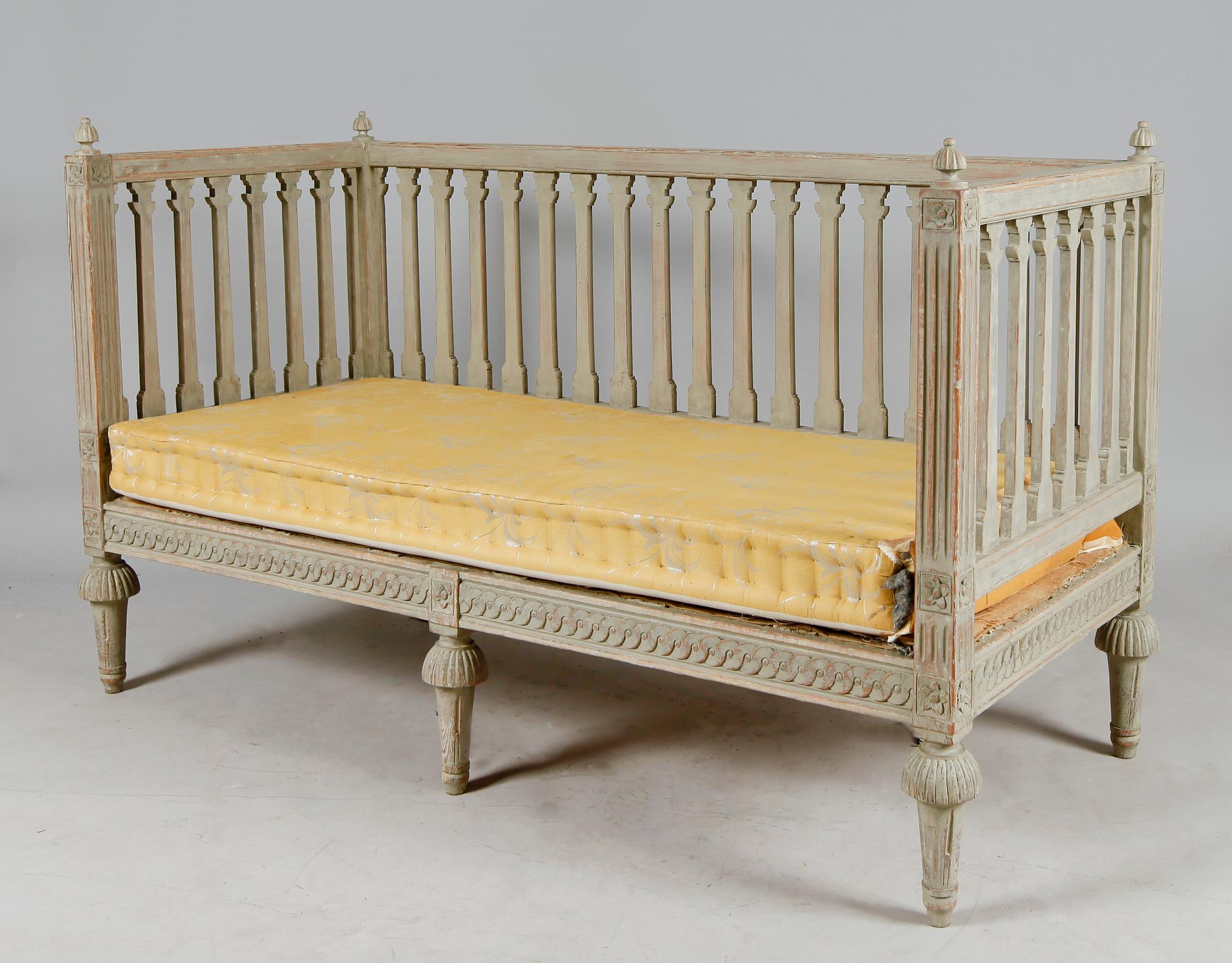 SOFFA, gustaviansk, sent 1700-tal.