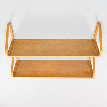 Alvar Aalto, hyllyjä, 2 kpl, 112B, Artek 1900-luvun puoliväli.