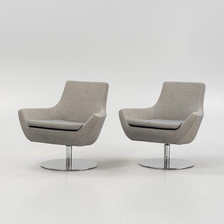 Roger Persson, a pair of 'Happy Swing' armchairs, Swedese, Sweden, 21st century.