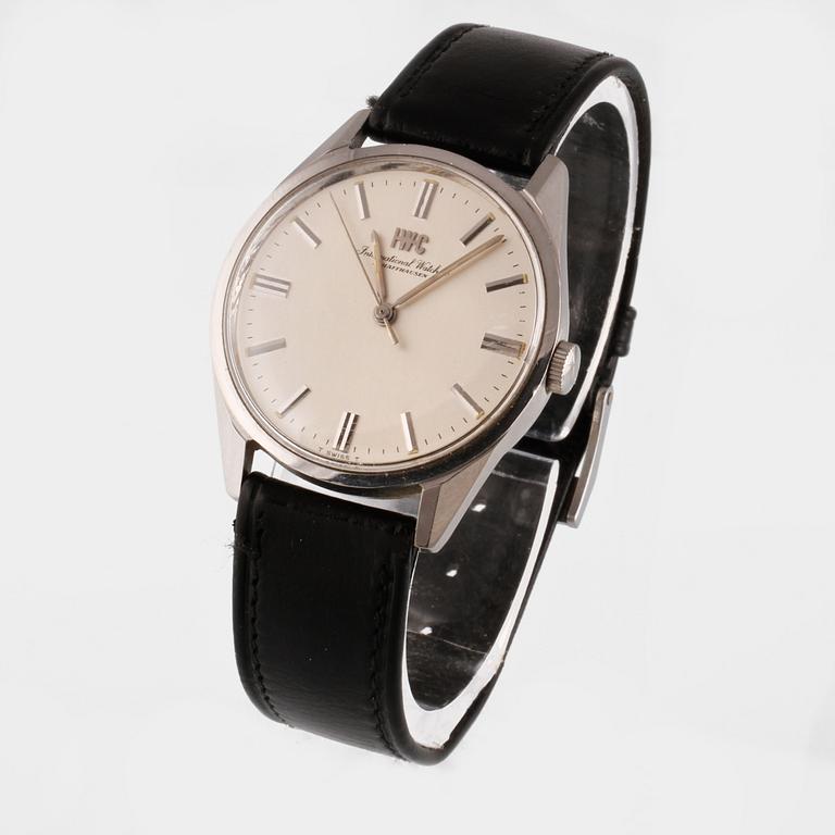 HERRARMBANDSUR, IWC, International Watch Company Schaffhausen, stål.