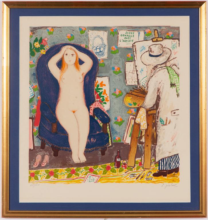 Lennart Jirlow, "Målaren och flickan".