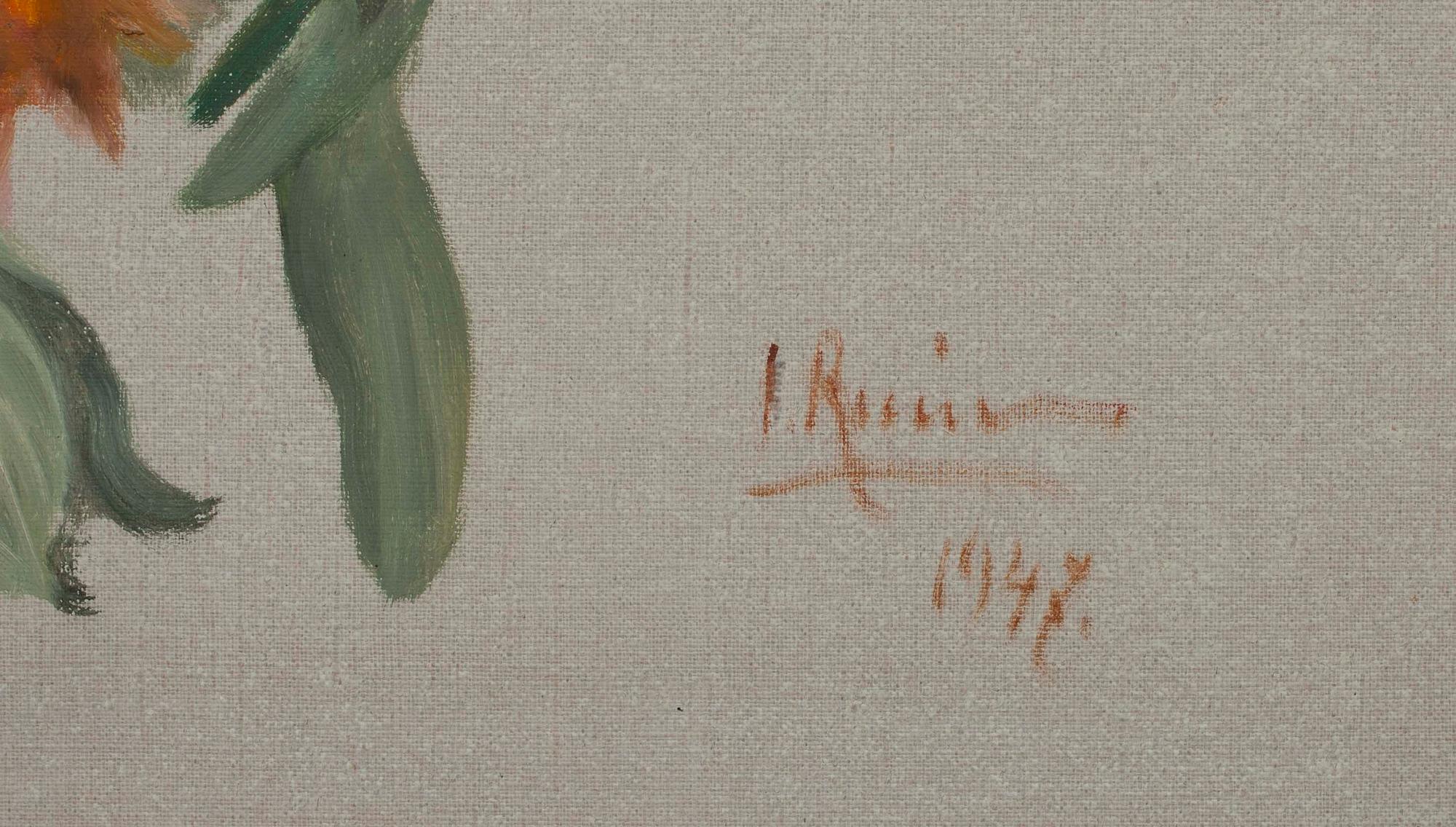 INGRID RUIN, olja på duk, sign. 1947.