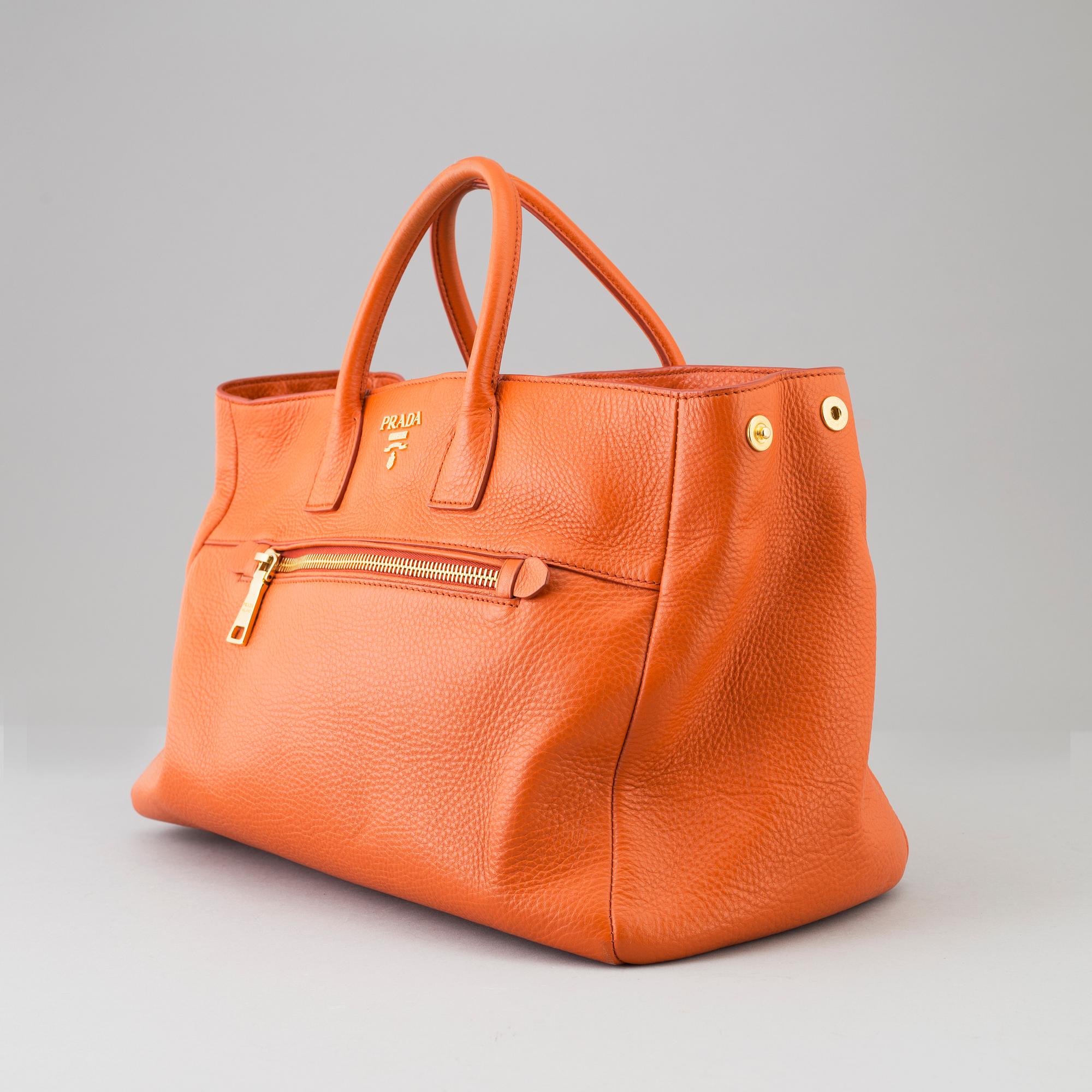 A 2012 Prada bag, made in Italy.