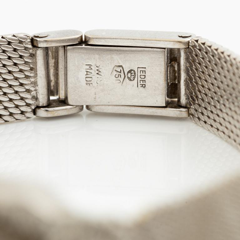 Wristwatch, Platinum/White gold, 14 mm.