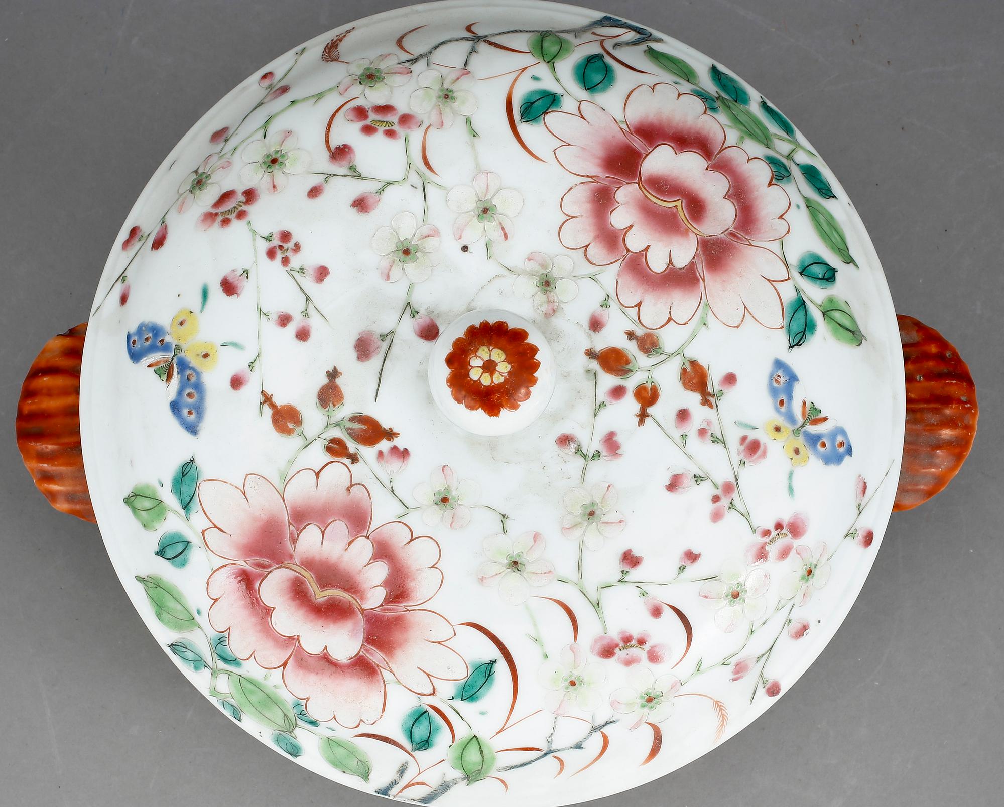 TERRIN, porslin, Kina 1800-talets andra hälft.