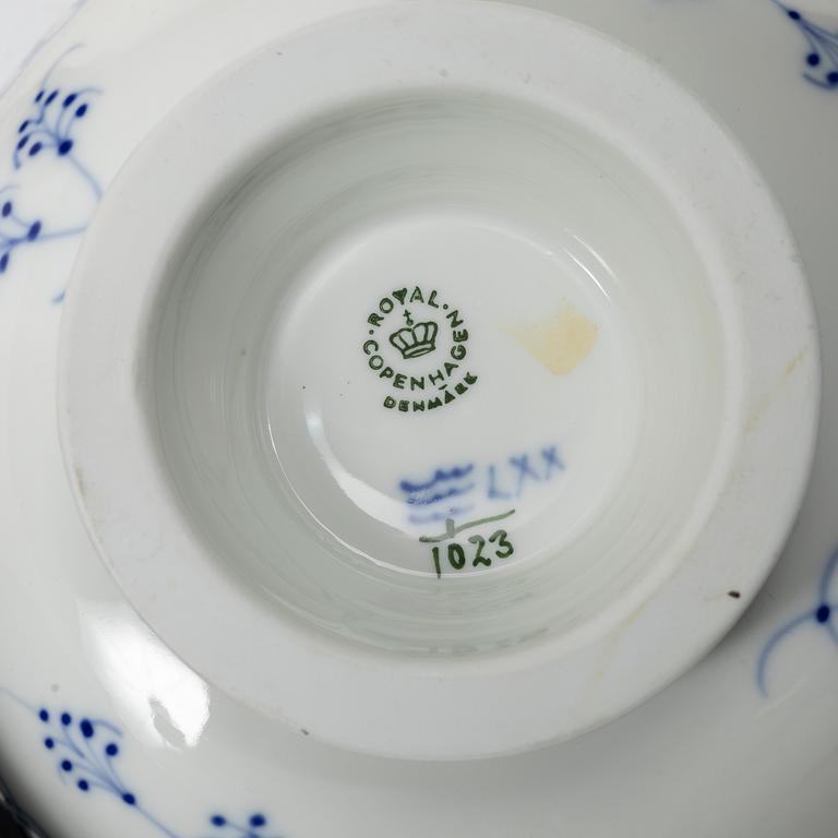 Royal Copenhagen, kaffeservis, 10 delar, "Musselmalet", Danmark.