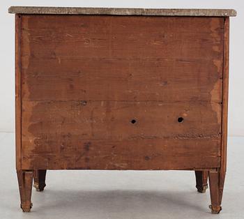 A Gustvian late 18th century commode attributed to N. Korp.