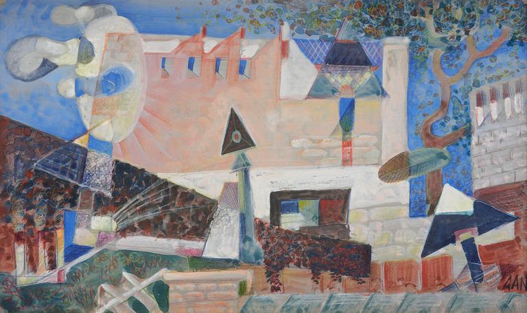 Gösta Adrian-Nilsson, "Vid bygget".