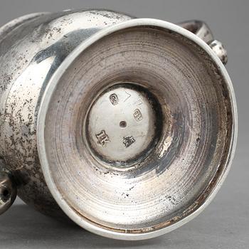 MUGG, silver, James Ker, Archibald Ure, Edinburgh 1734. 247 g.