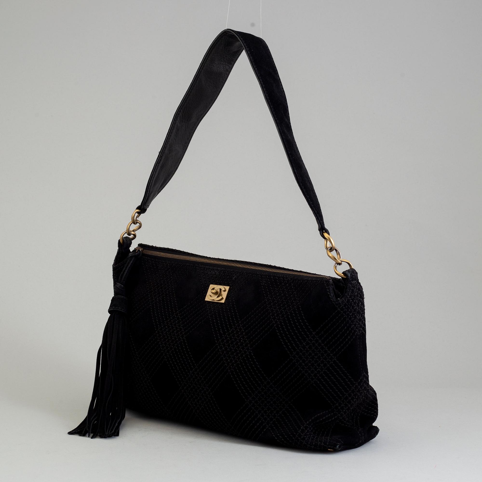 CHANEL, "Wild Stitch Suede Shoulder Bag", 2002-03.