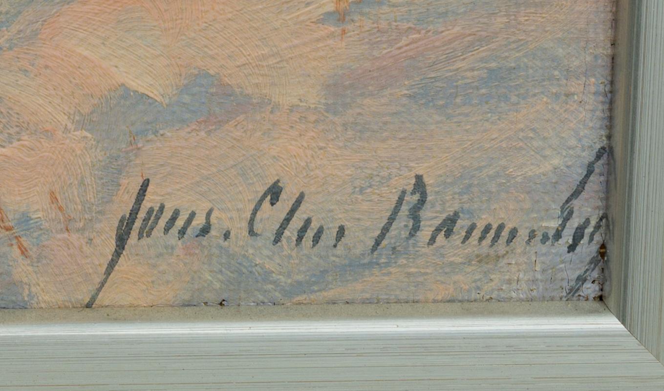 JENS CHRISTIAN BENNEDSEN, oil on canvas signed.