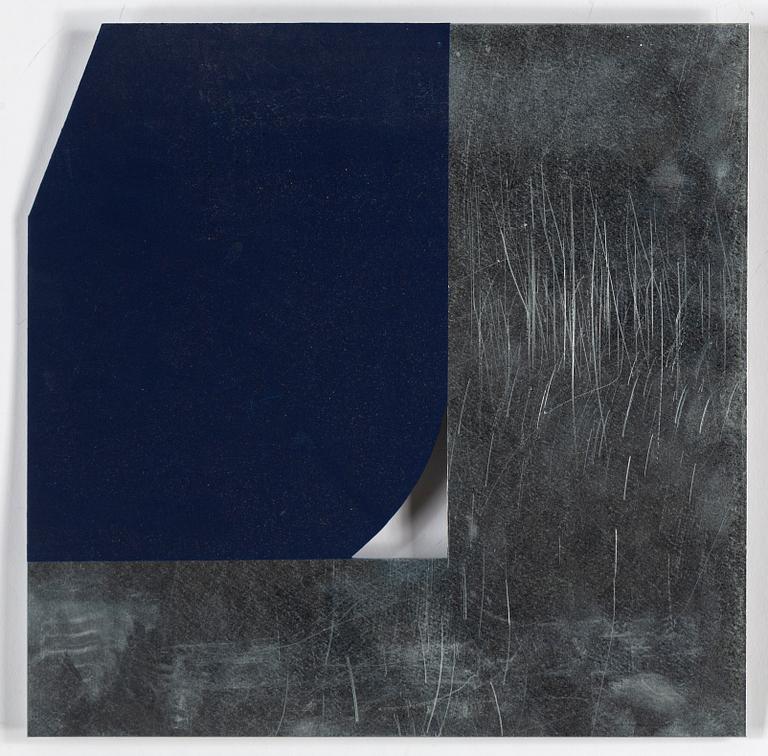 GUNNAR ÅNGER, painted wood and zinc plate, 4, one signed and dated 95 verso.