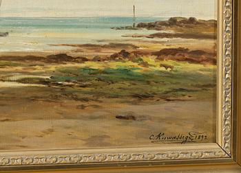 Charles Kuwasseg, Harbour entrance.