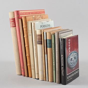 PARTI BÖCKER, 13 st, om konsthistoria och konsthantverk, bla "Gottlieb Iwersson" av Ernst Fischer, Göteborg 1916.