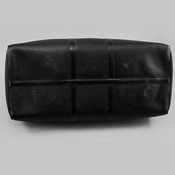 VÄSKA, "Keepall 55 Epi Black", Louis Vuitton,