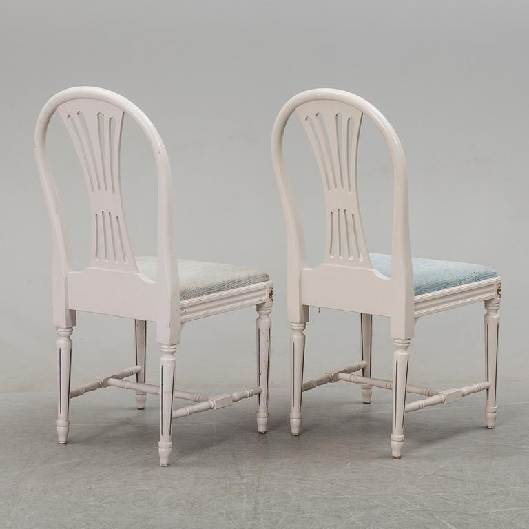 MATGRUPP, 11 delar, gustaviansk stil, 1900-talets andra hälft.