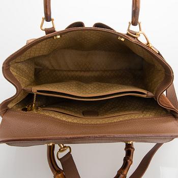 Gucci, Bamboo Flap Tote Bag.