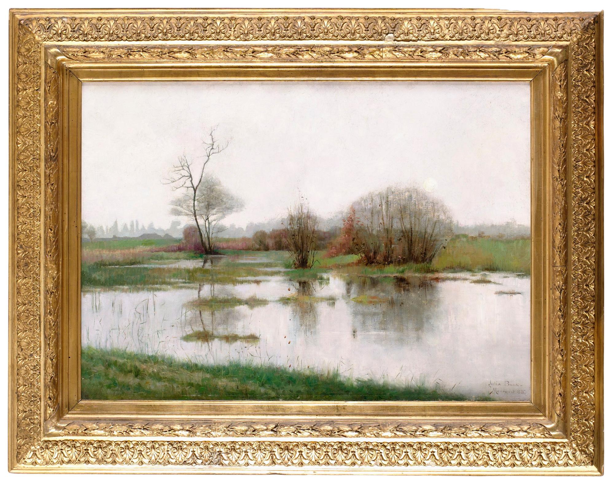 Julia Beck, Flodlandskap från Moncourt.