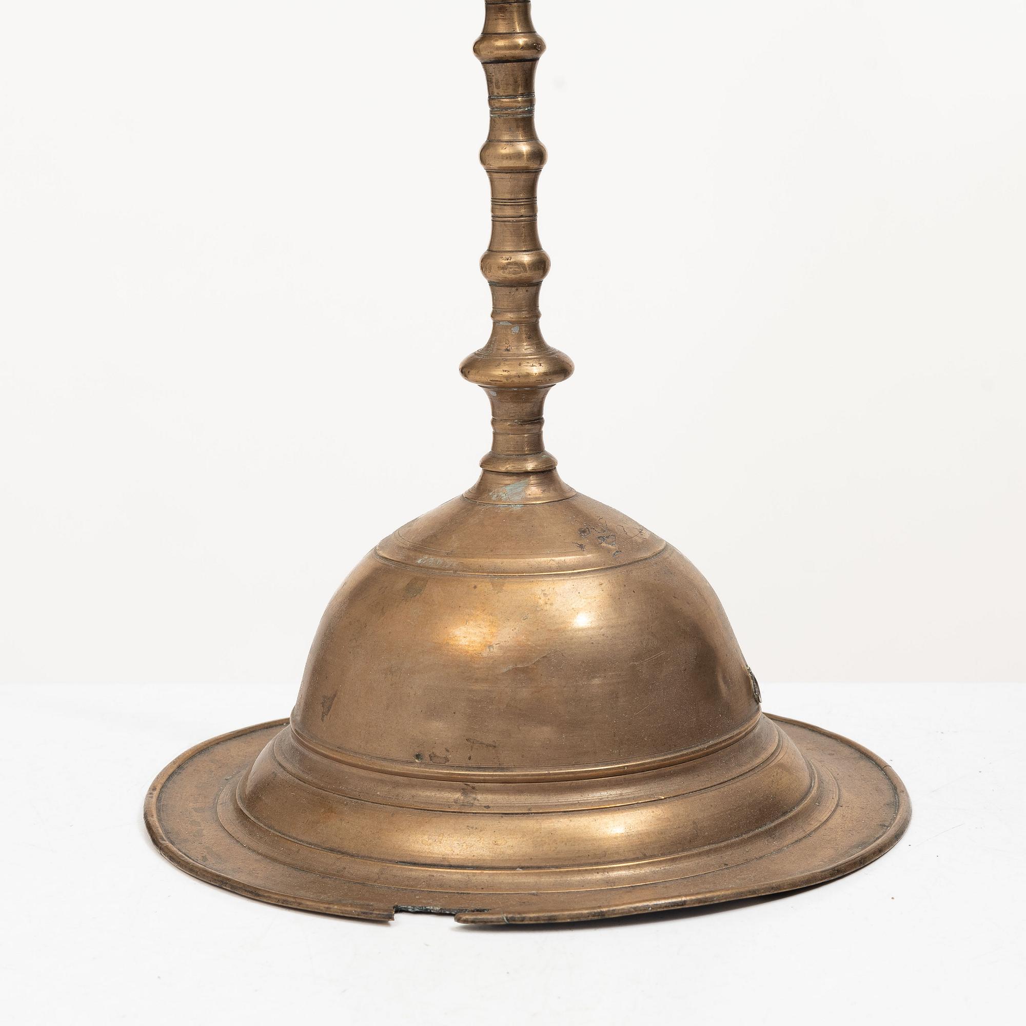Ljusstake, möjligen Flandern, 1600-tal, Barock.