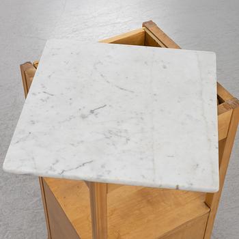 A pair of nightstands, 20th century.