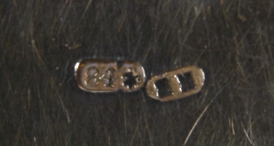 CIGARETTETUI, silver, Ryssland, 1880-tal.
