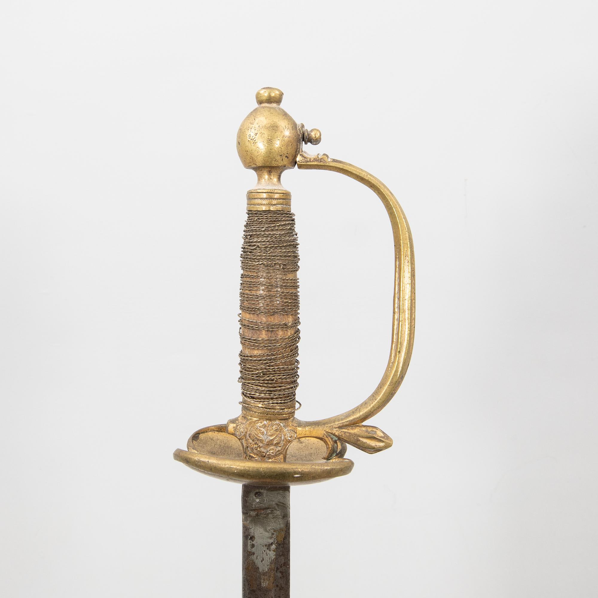 Värja, svensk, 1840-tal, för infanteriofficer.