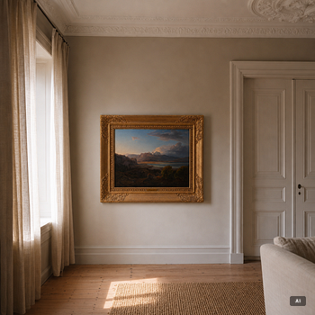 Christian Morgenstern, Vast mountain landscape.