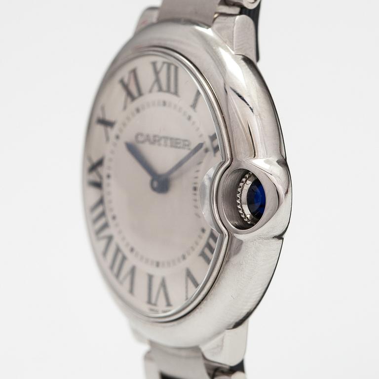 Cartier, Ballon Bleu de Cartier, wristwatch, 36 mm.