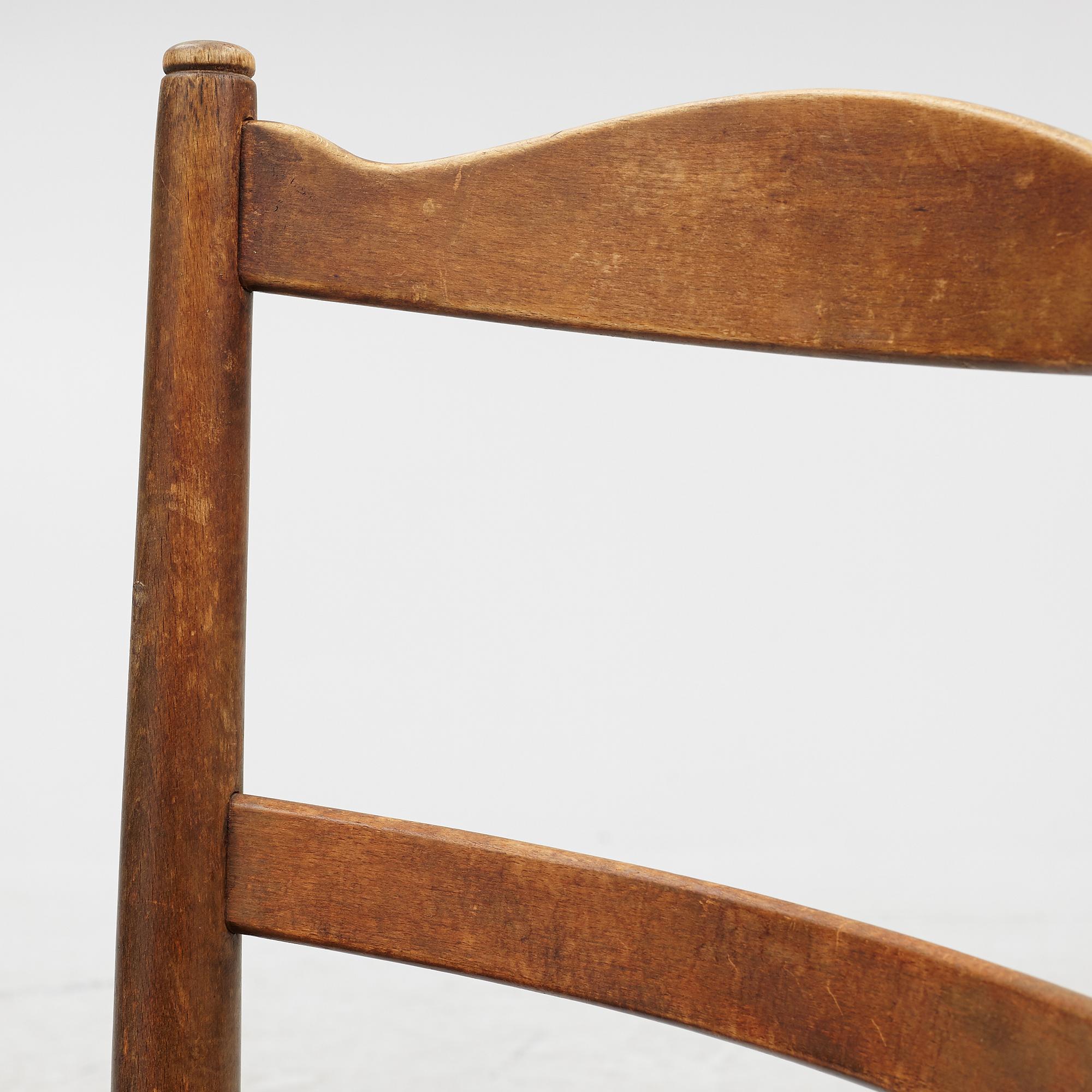 Gemla, a set of four Swedish Modern chairs, Diö, 1930s/40s.