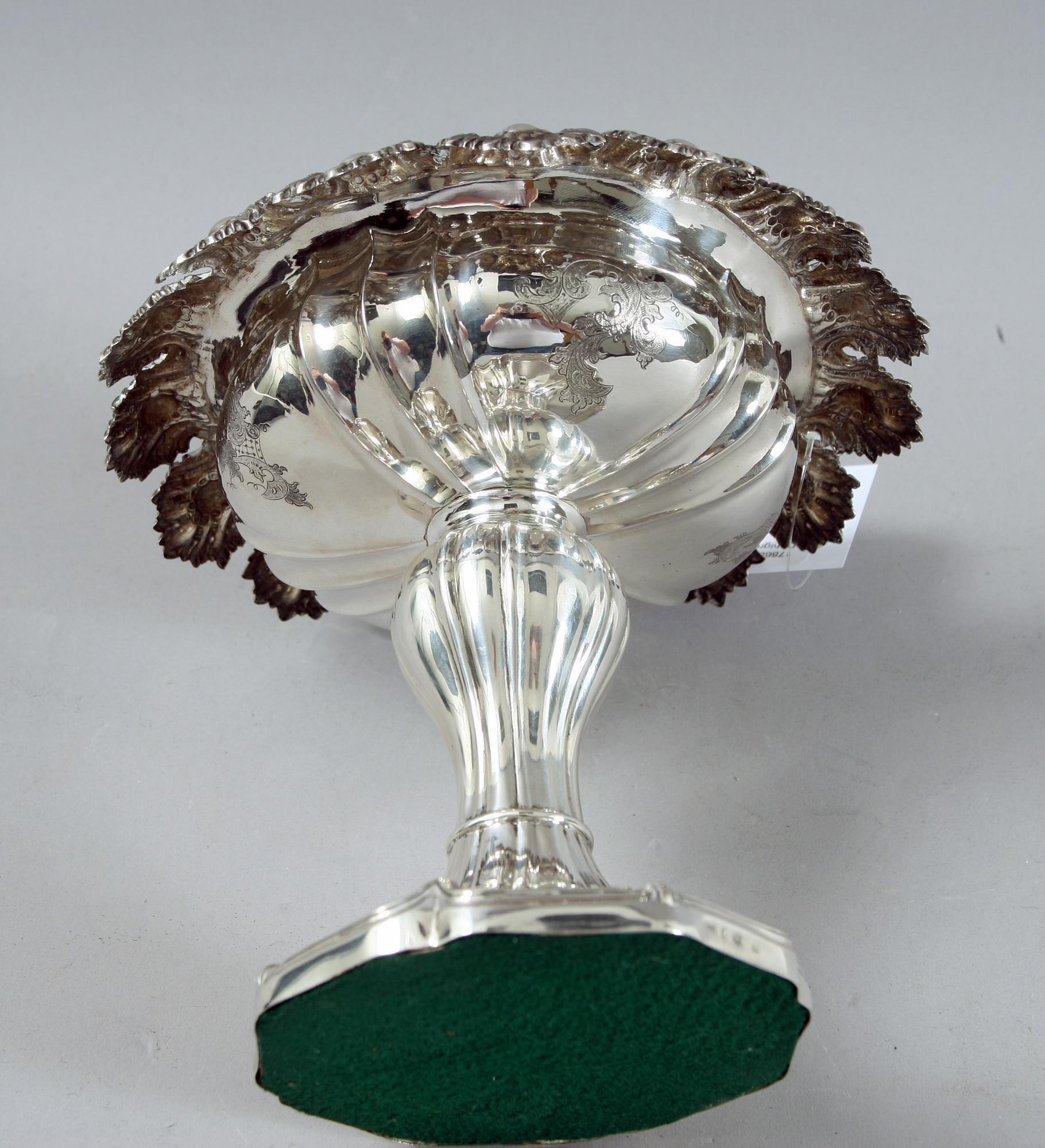 UPPSATSSKÅL, silver, Gustaf Dahlgren, Malmö 1851.