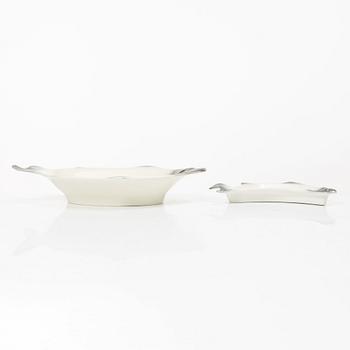 Fiskservis, 33 delar, flintgods, Waechtersbach, Tyskland, 1900-talets första hälft.