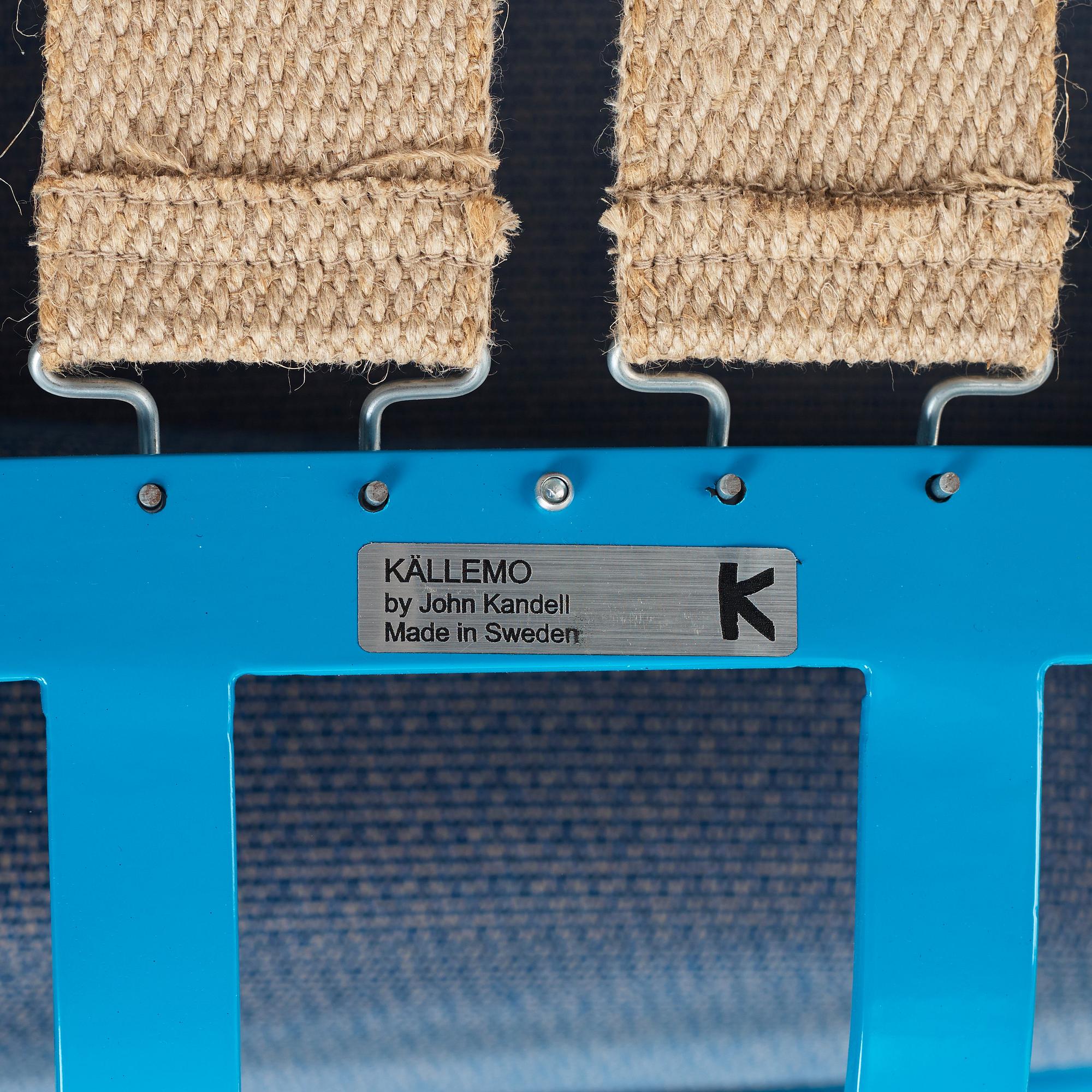 JOHN KANDELL, a pair of easy chairs for Källemo, Sweden 2005.