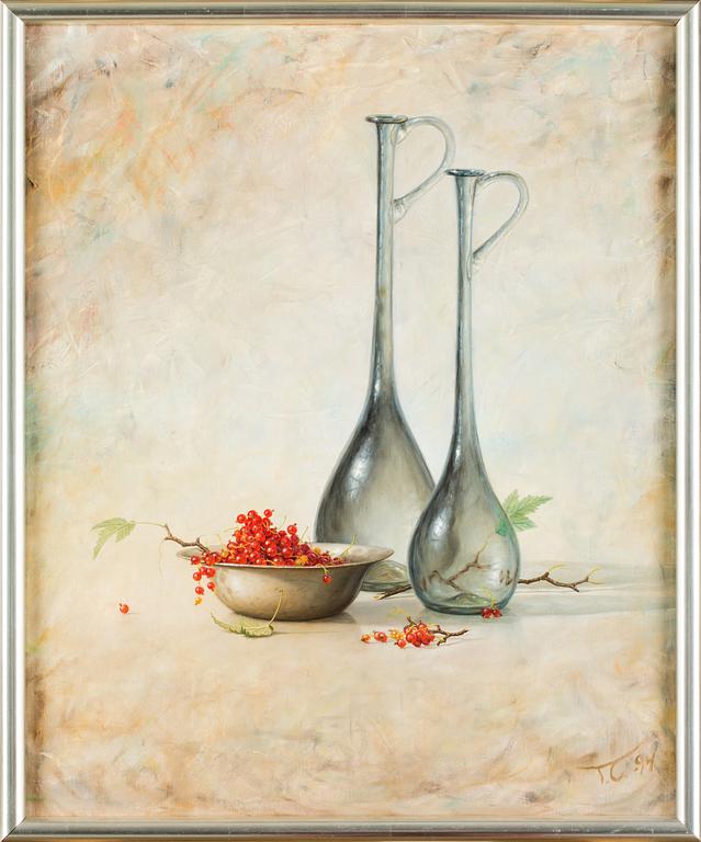 TOMMY "TC" CARLSSON, olja på duk, signerad och daterad- 94.