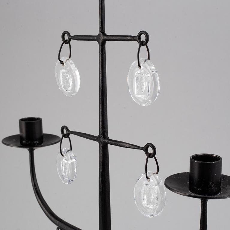 Erik Höglund, A Boda smide candelabra, later part of the 20th century.
