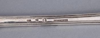 RAGUSKEDAR, 2 st, silver, Adolf Zethelius, Stockholm, 1820. Total vikt ca 235 gram.