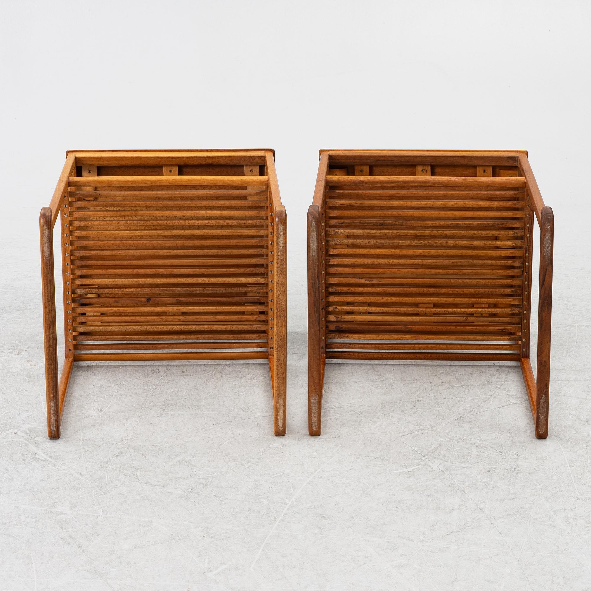 Carl Malmsten, set table, 2 pieces, "The Sleigh".